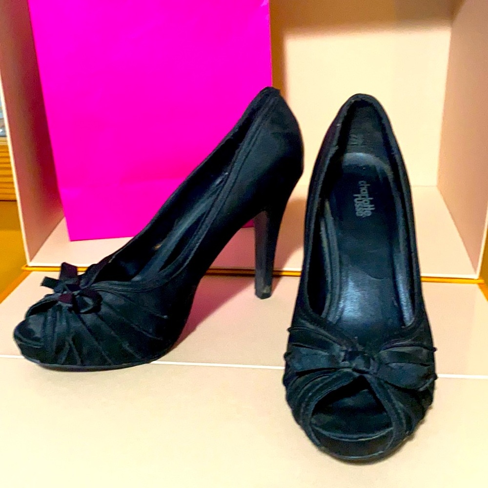4” Black Heels